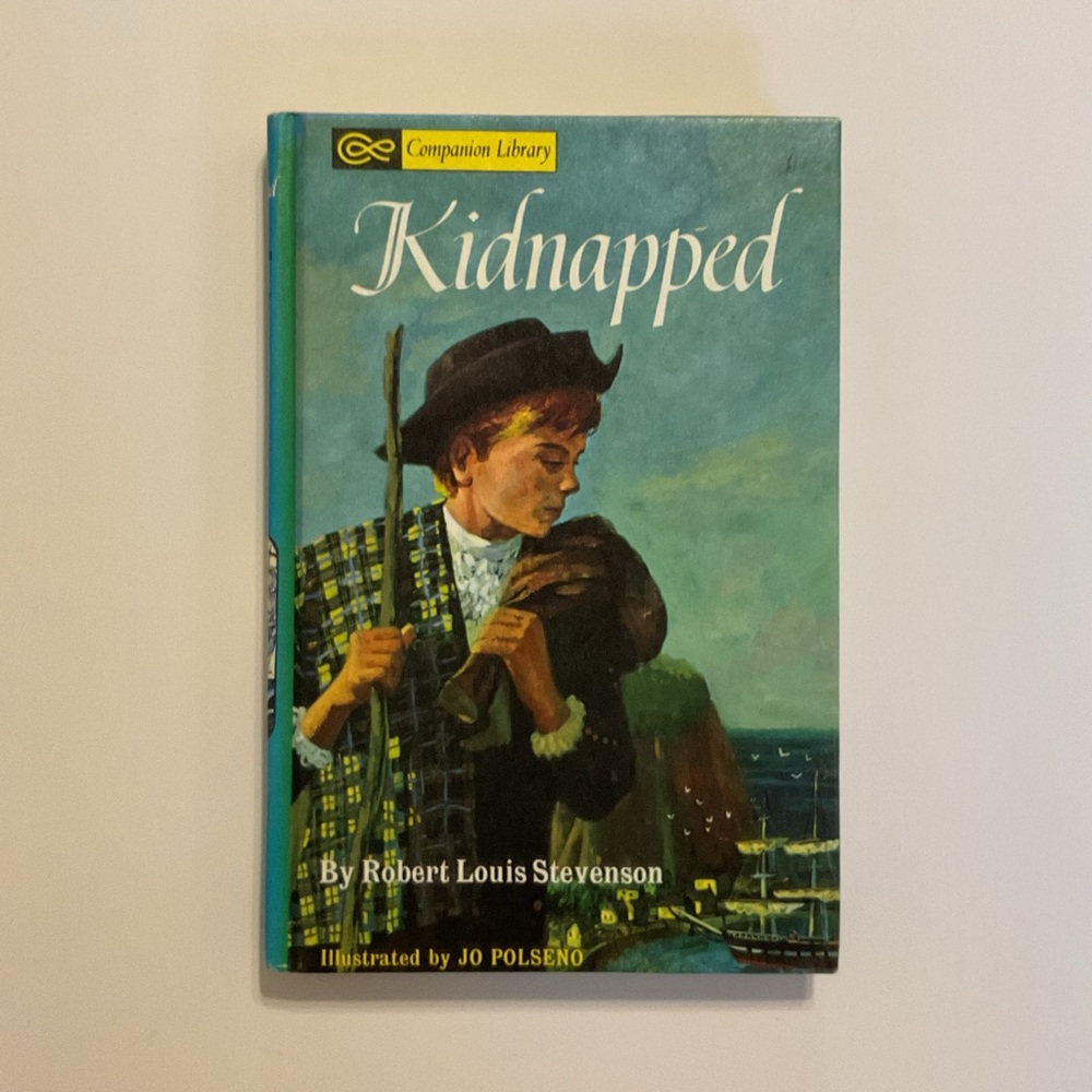 Kidnapped by Robert Louis Stevenson Companion Library Vintage Hardcover 1965